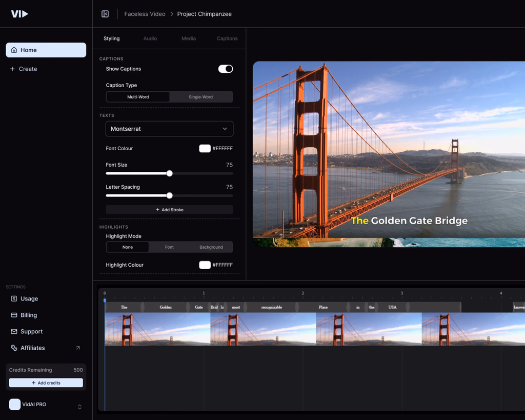 Vid.AI Platform